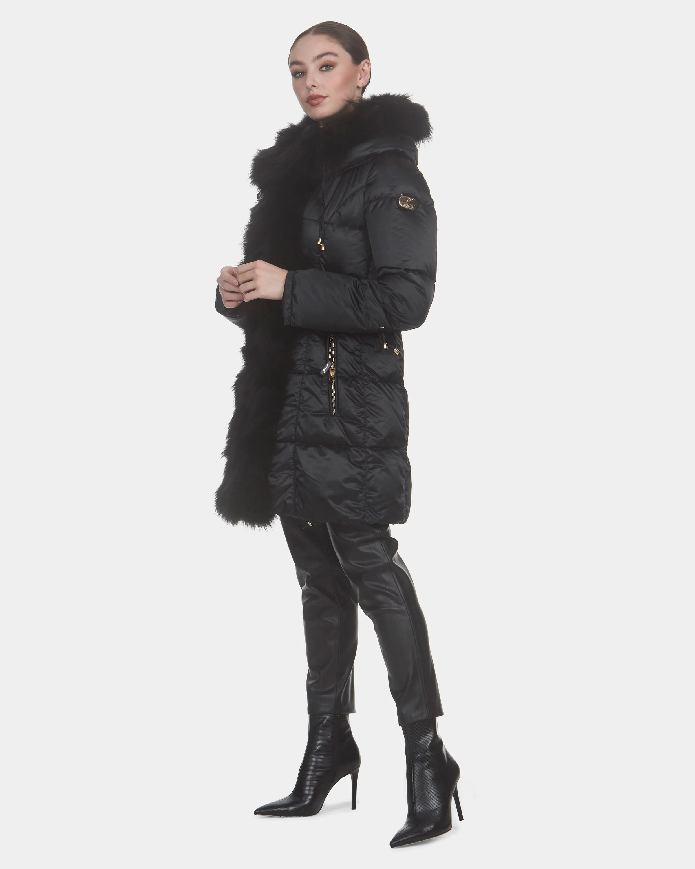 Après-Ski Jacket with Toscana Shearling Lamb Tuxedo