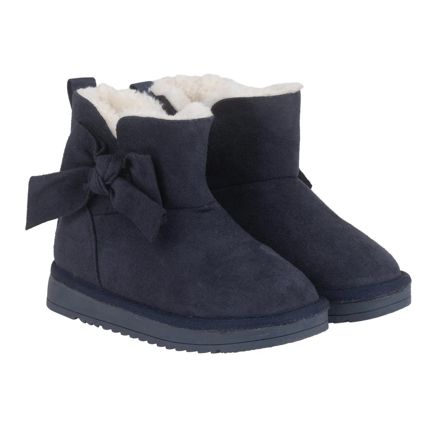 AW24 A Dee Girls Bowtiful Navy Boots