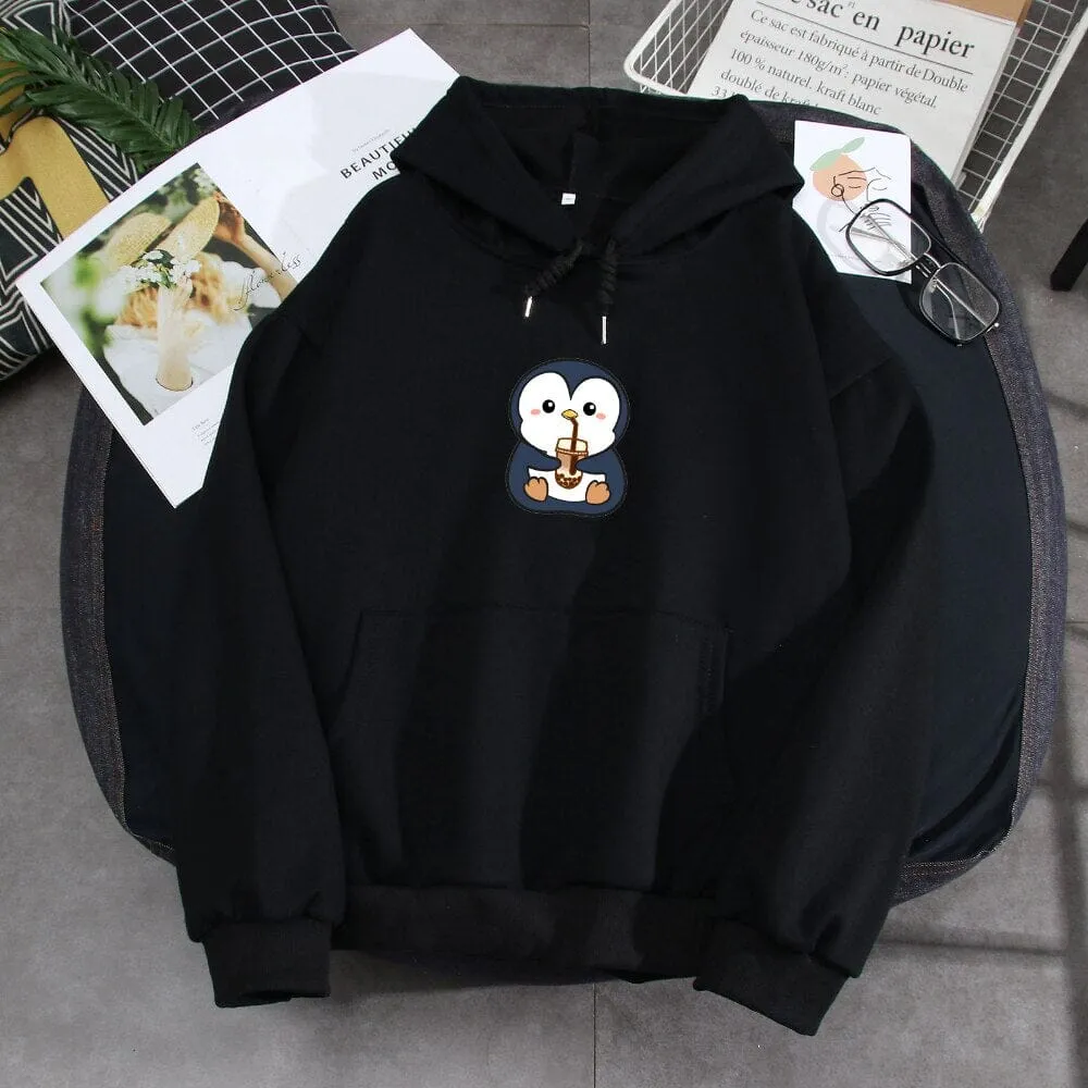 Boba Lovin Penguin Soft Hoodie