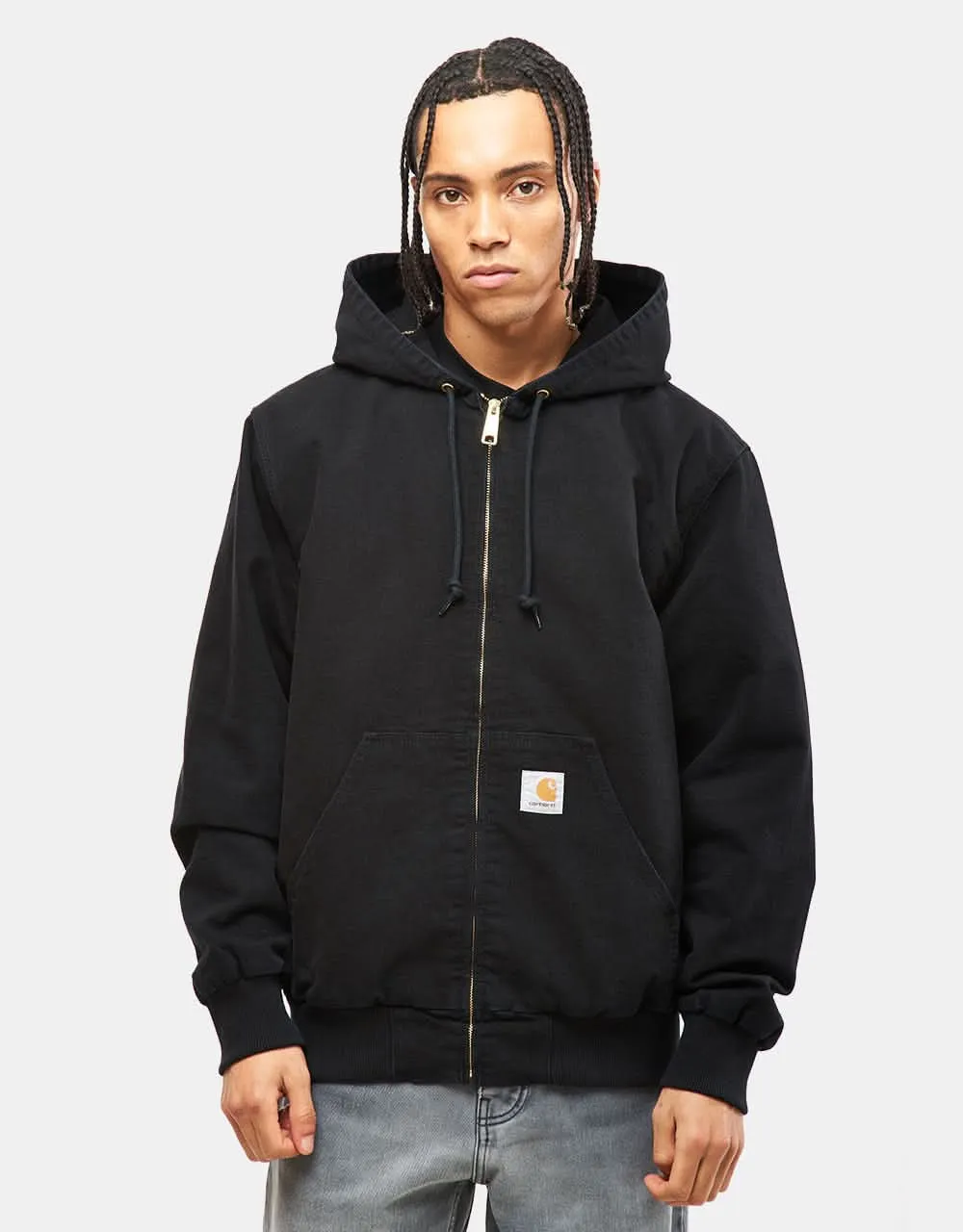 Carhartt WIP Active Jacket - Black (Aged Canvas)