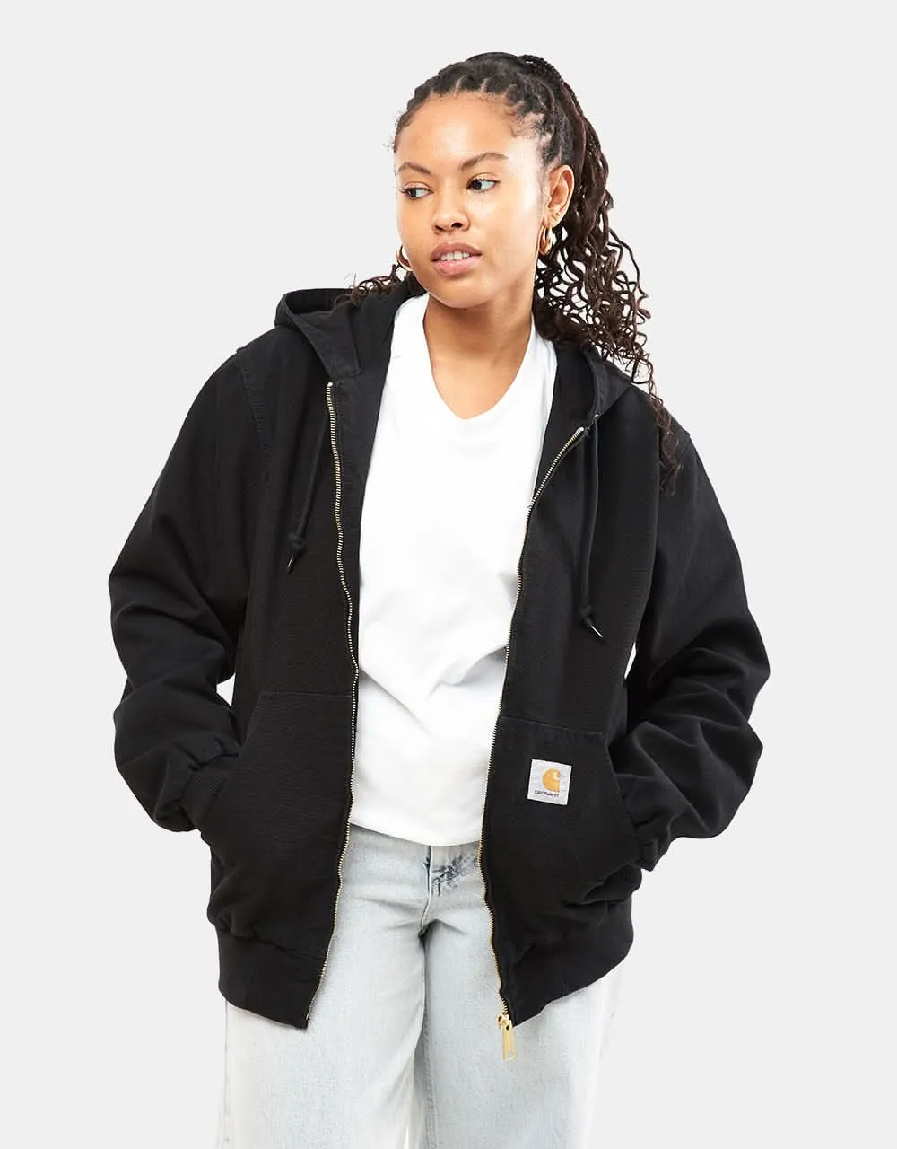 Carhartt WIP Active Jacket - Black (Aged Canvas)