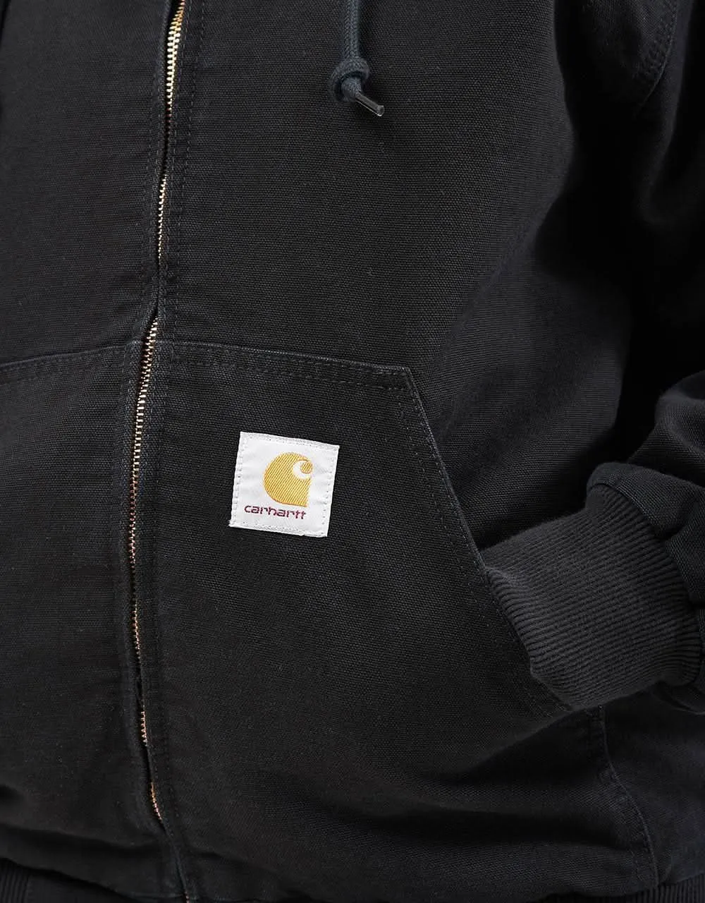 Carhartt WIP Active Jacket - Black (Aged Canvas)