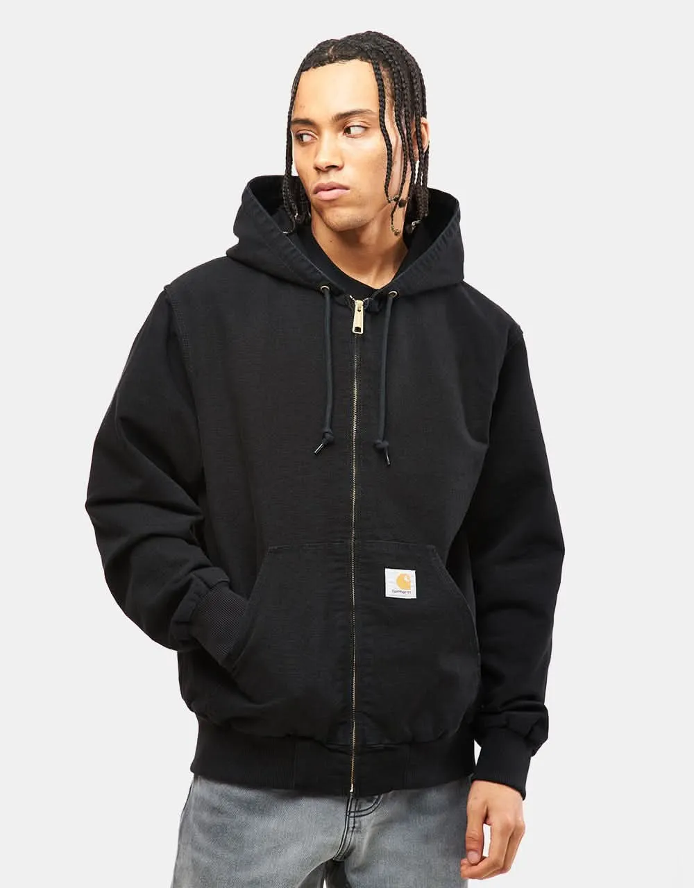 Carhartt WIP Active Jacket - Black (Aged Canvas)