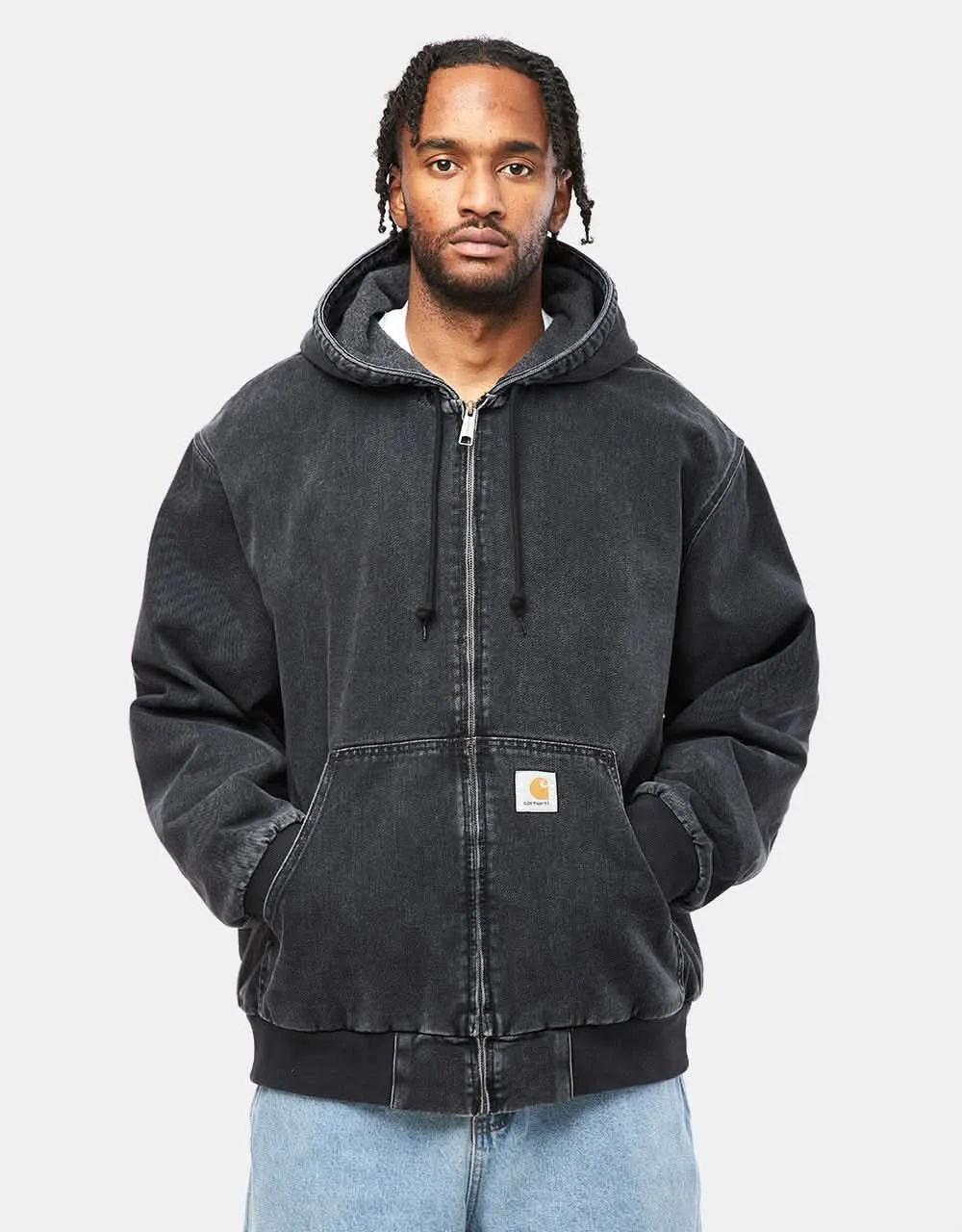 Carhartt WIP OG Active Jacket - Black (Stone Washed)