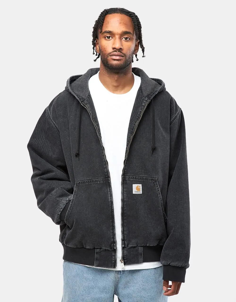 Carhartt WIP OG Active Jacket - Black (Stone Washed)