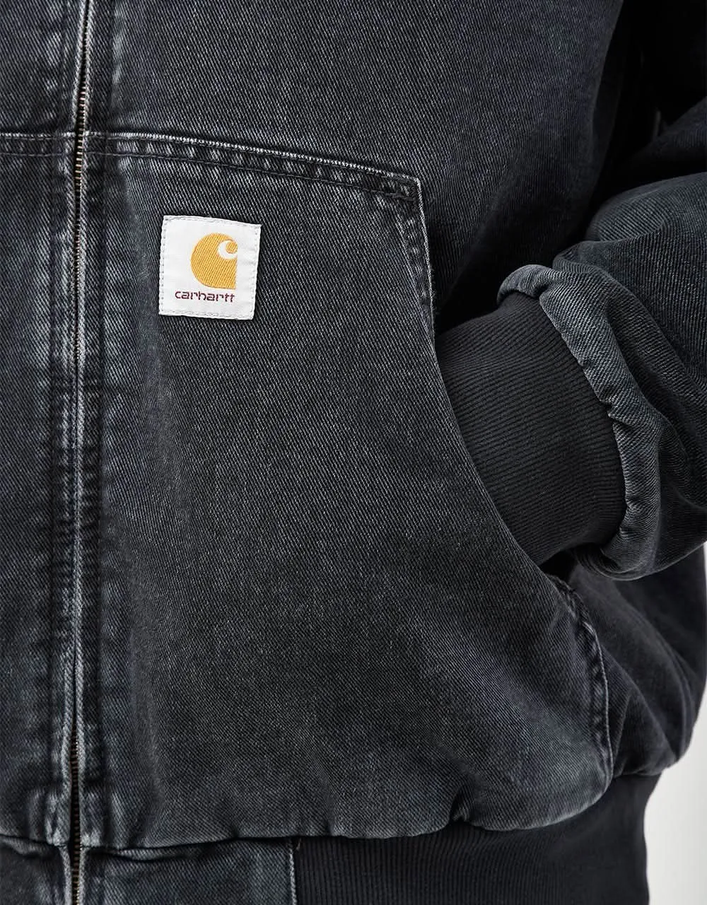 Carhartt WIP OG Active Jacket - Black (Stone Washed)