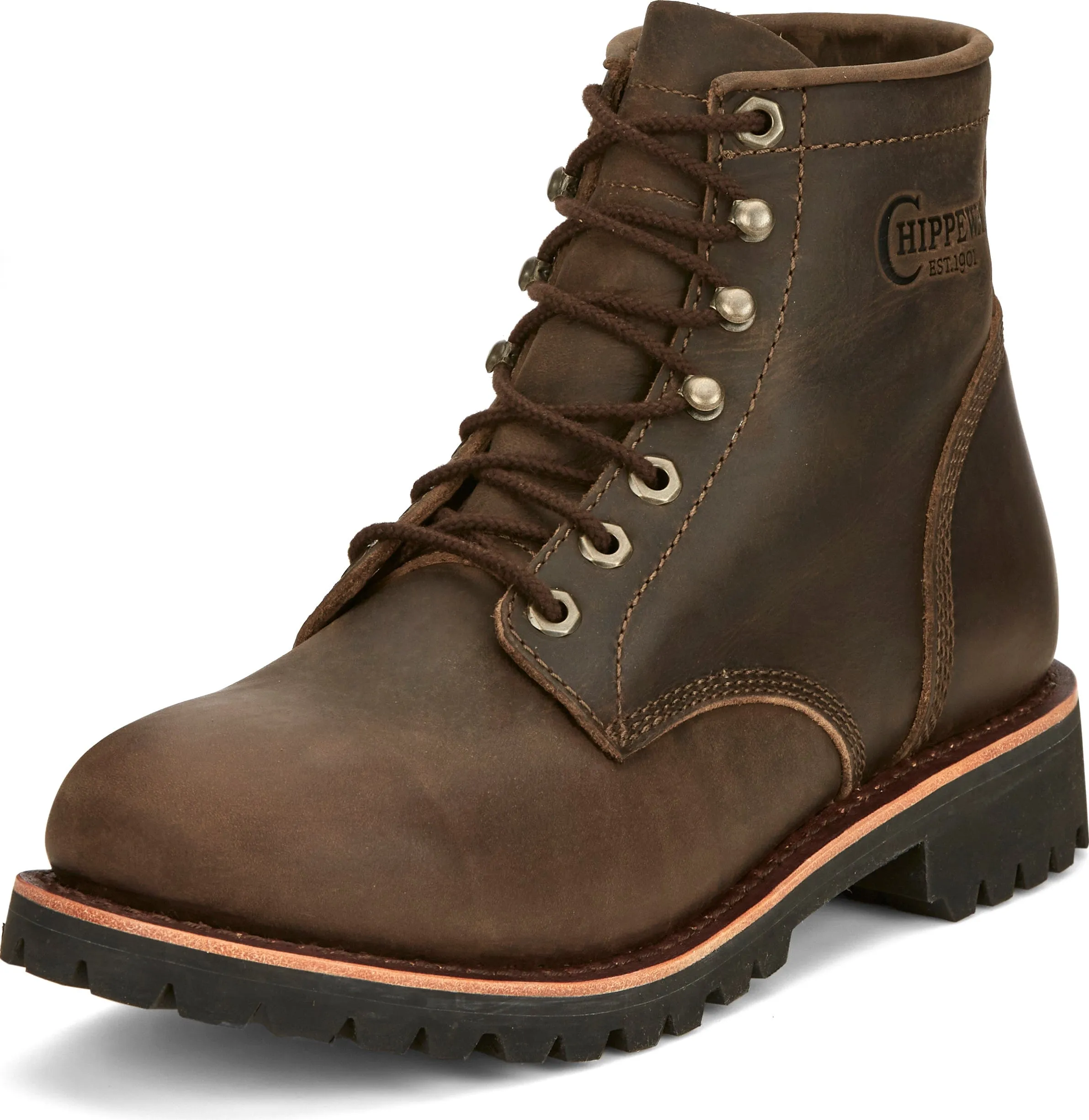 Chippewa Men's Classic 2.0 Brown Soft Toe Work Boots NC2080