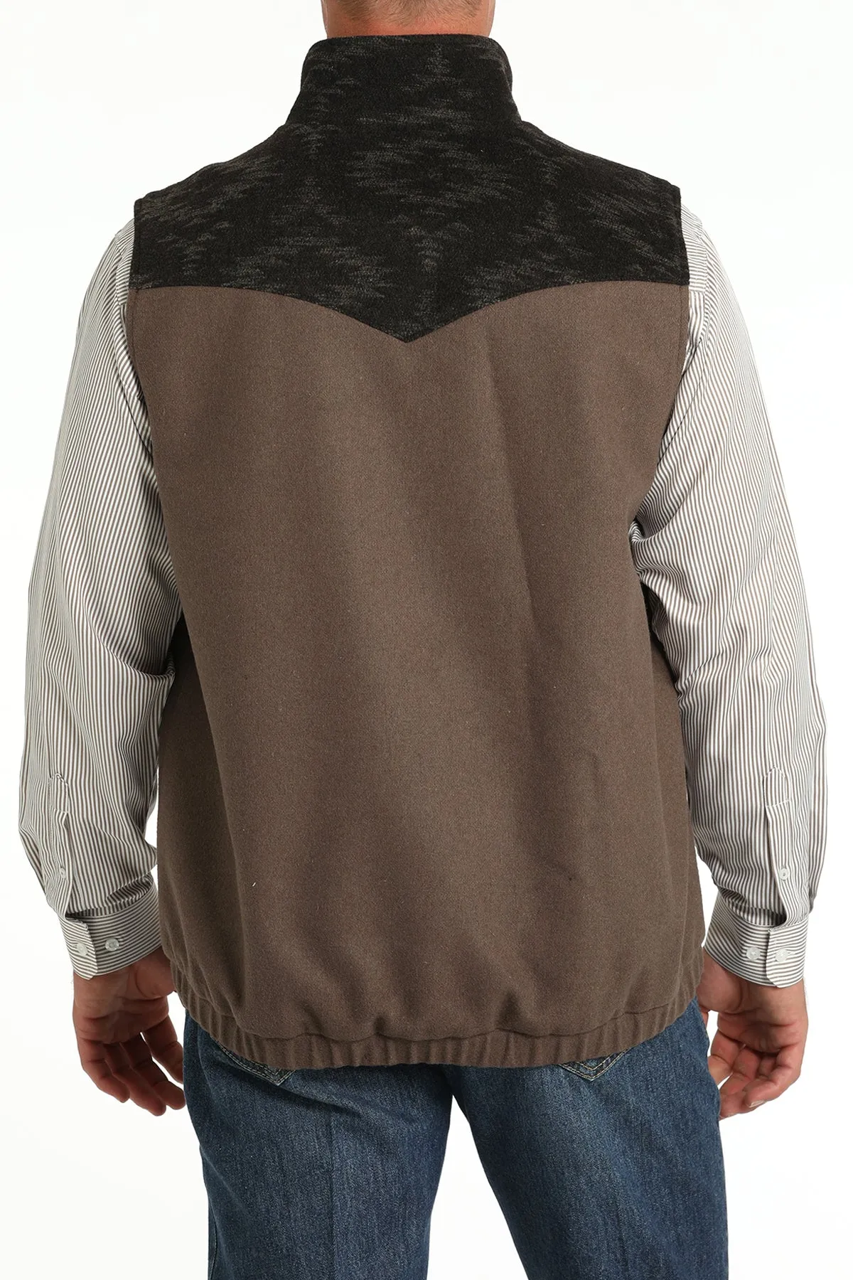 Cinch Men's Brown Concealed Carry Western Vest