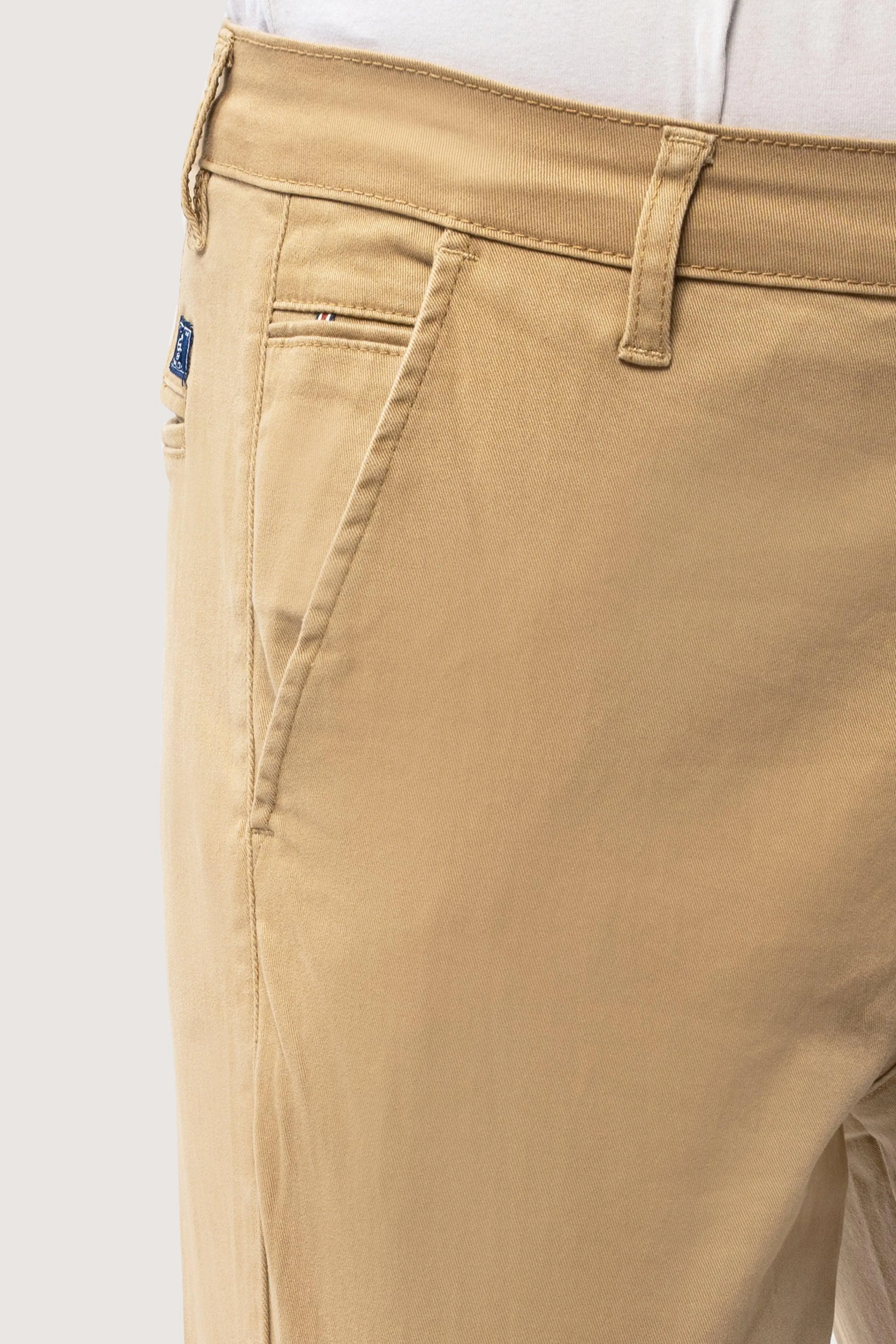 CROSS POCKET TWILL SLIMFIT PANT KHAKI