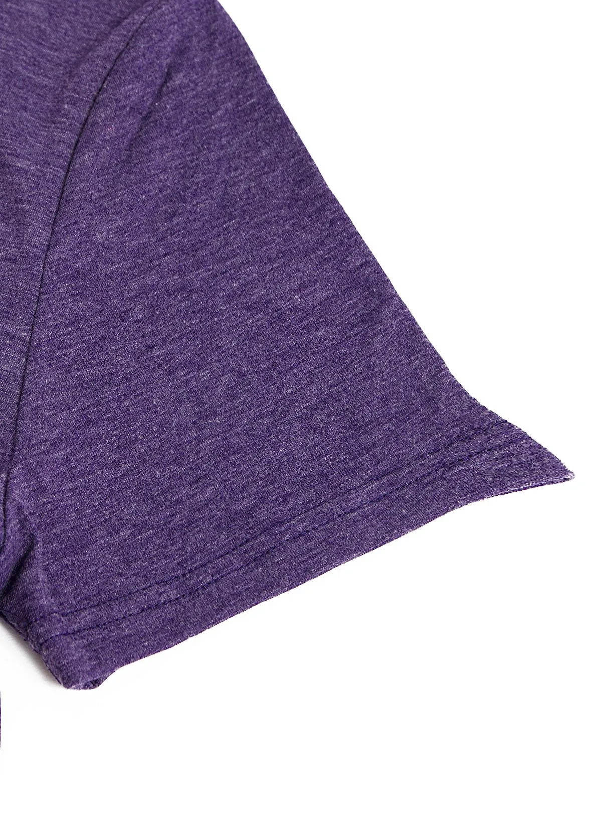 Custom V-Neck Purple T-Shirts