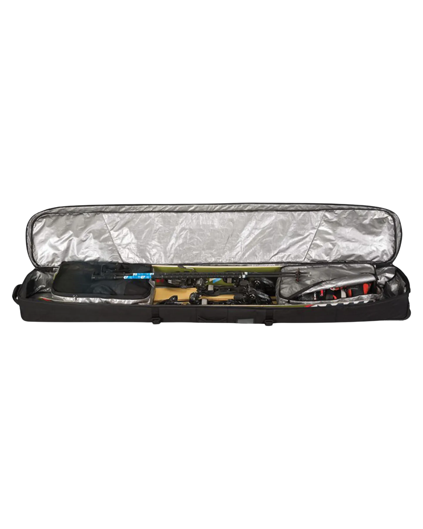 Dakine Boundary Ski Roller Bag - Black - 2024