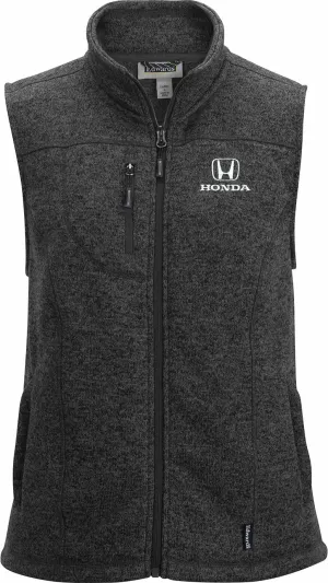 Edwards Womens Sweater Knit Fleece Vest