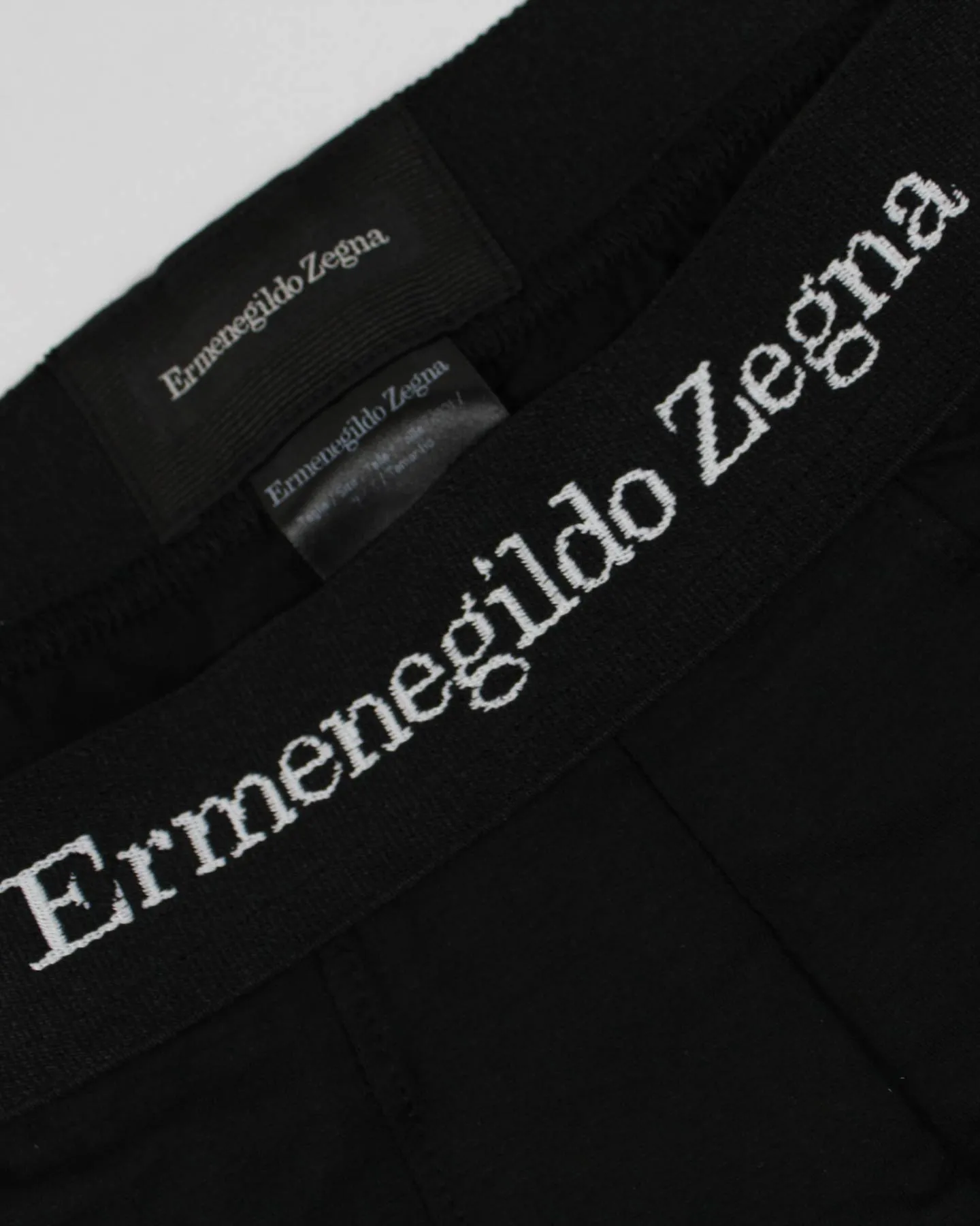 Ermenegildo Zegna Boxer Brief Black Men Underwear Stretch Cotton XXL