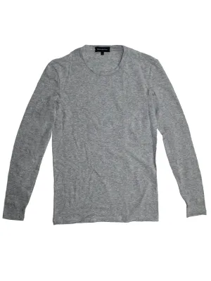 Ermenegildo Zegna Long Sleeve Stretch T-Shirt Gray Undershirt L FINAL SALE