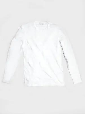 Ermenegildo Zegna Long Sleeve T-Shirt White XXXL Undershirt FINAL SALE