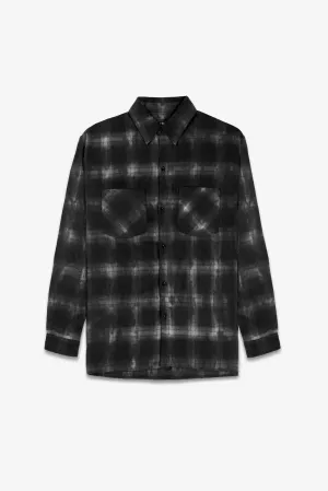 Flannel Shirt | Grey Tie Dye