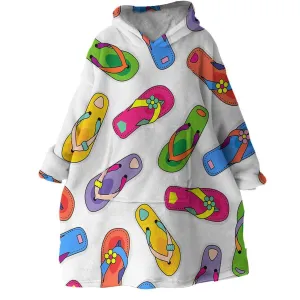 Flip Flop State of Mind Wearable Blanket Hoodie