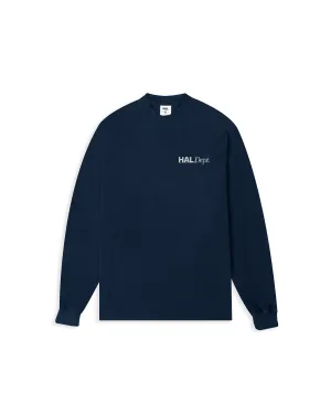 HAL Dept. DoubleDouble L/S T-shirt - Navy