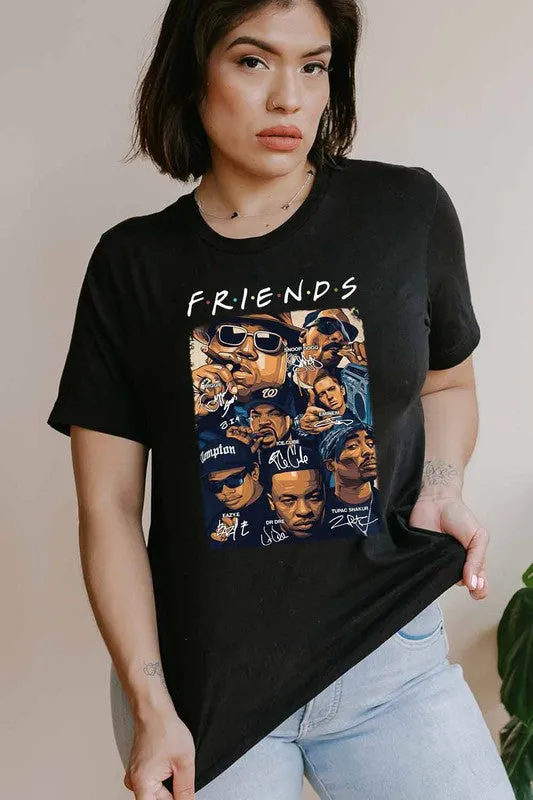 Hip Hop Friends Graphic Tee