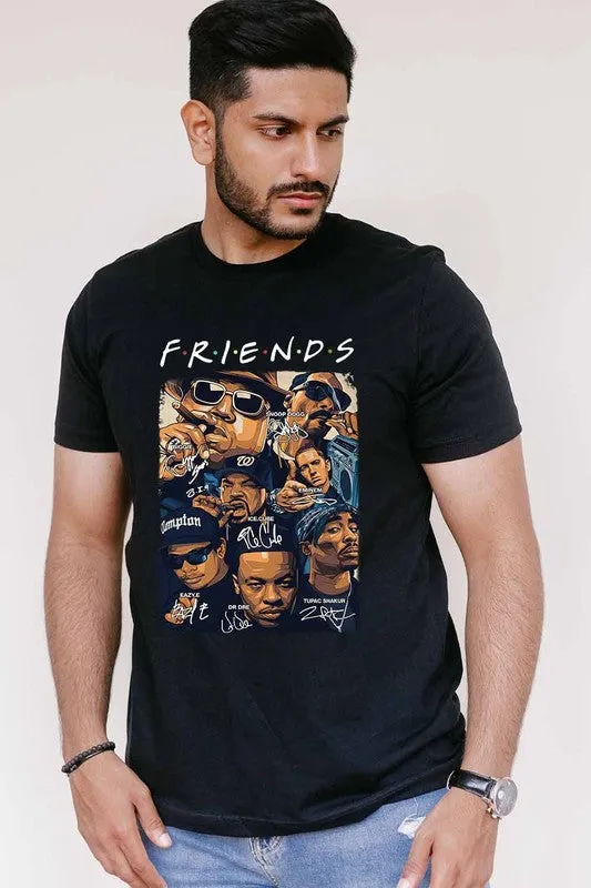 Hip Hop Friends Graphic Tee