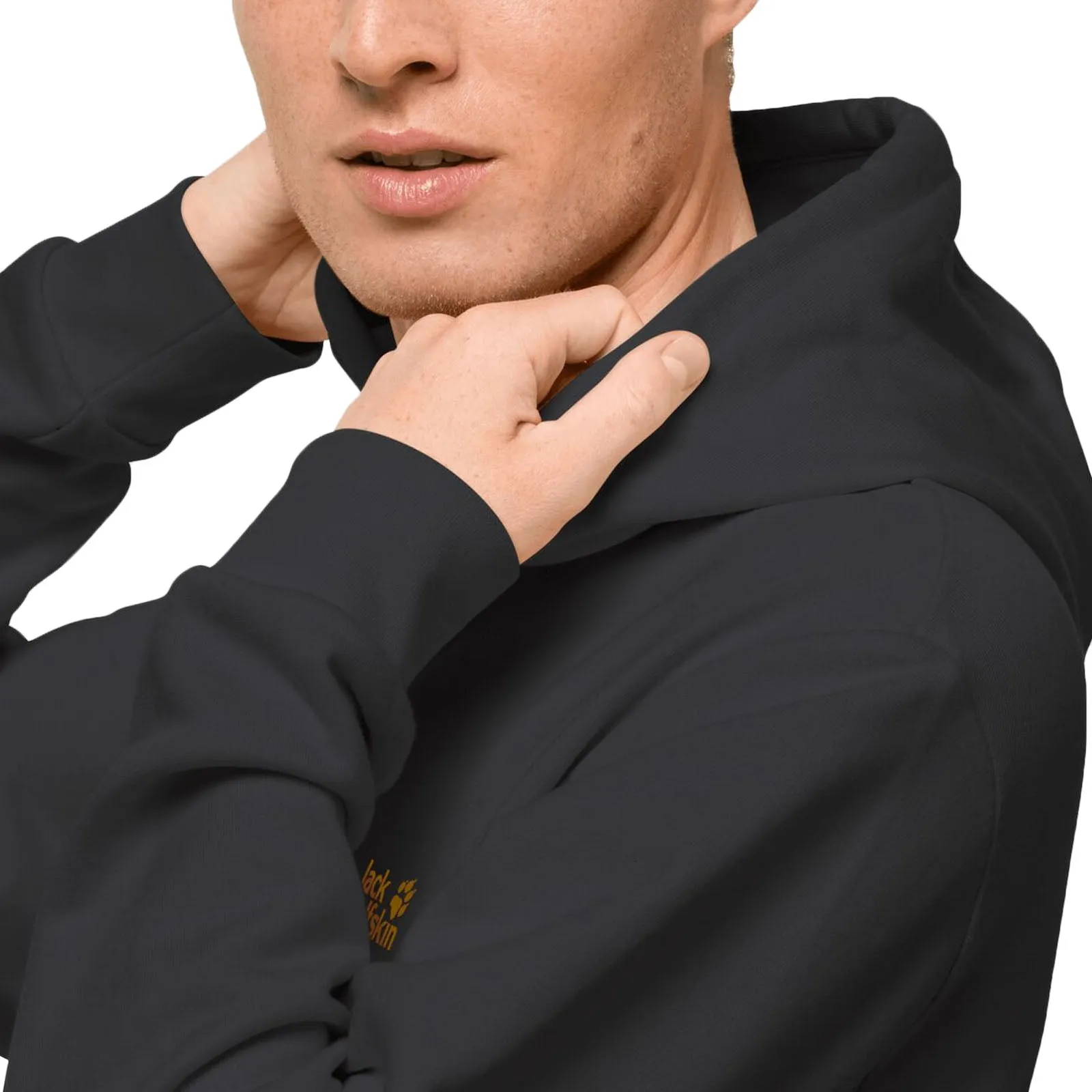 Jack Wolfskin Mens Essential Hoodie - Black