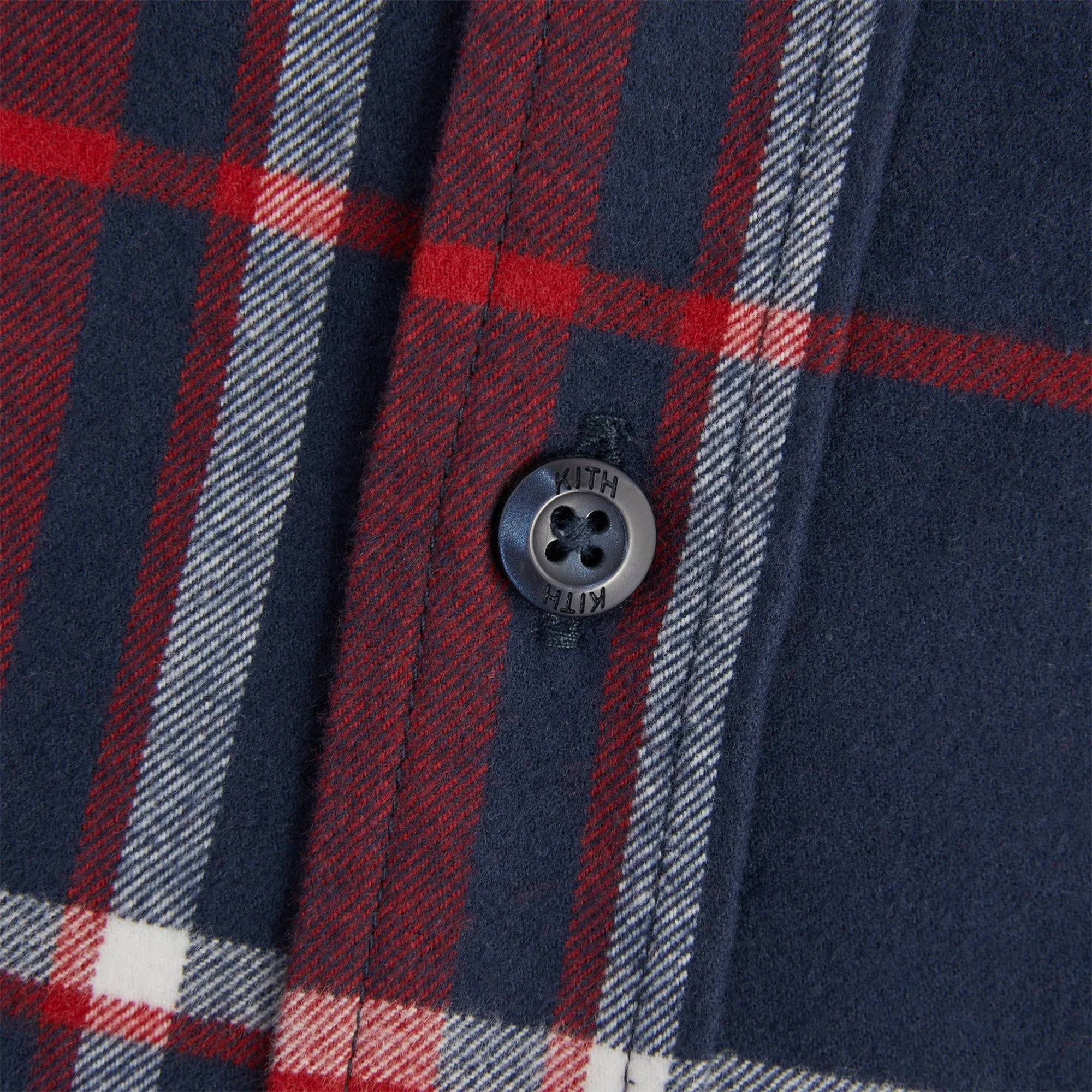 Kith Brushed Flannel Ginza Shirt - Nocturnal