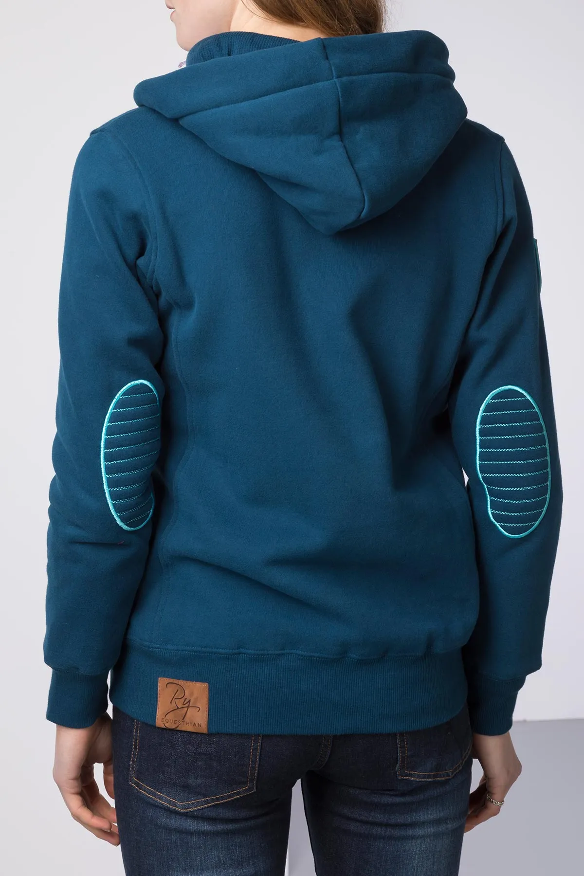 Ladies Button Hoodie