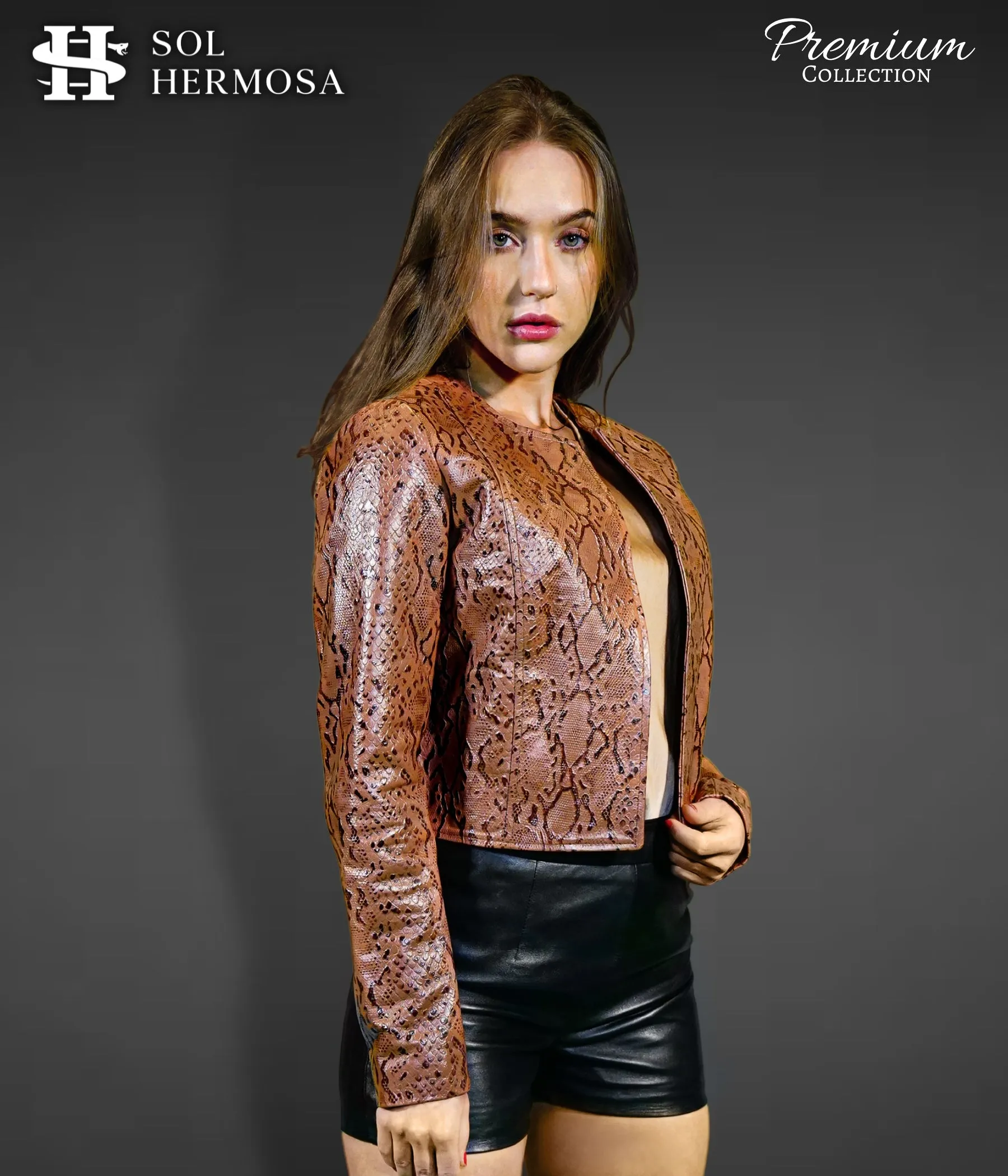 Leather Jacket For Women - Jane