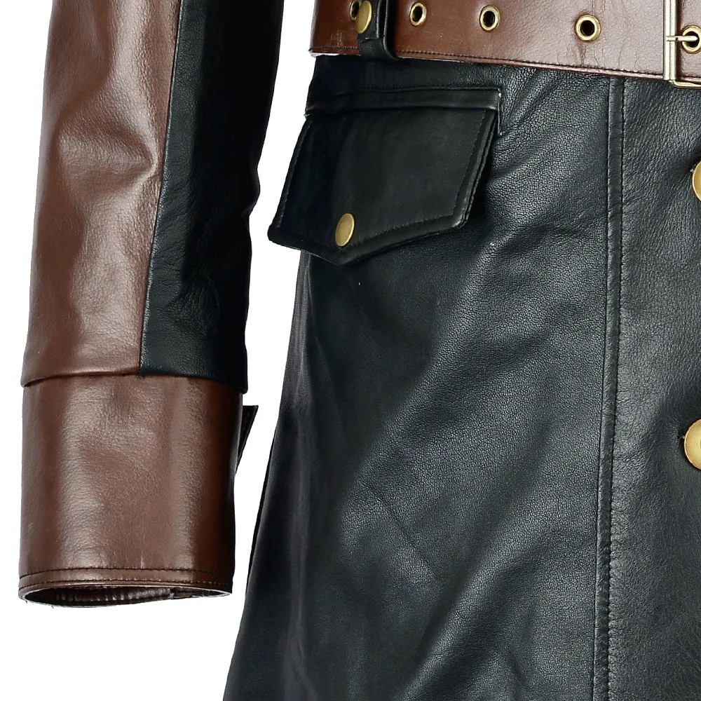 Leather Trench Coat Incredible Men's PUBG STYLE 3.0