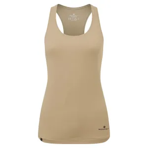 Life Tencel Vest (Womens)  - Latte Marl/Nightshade