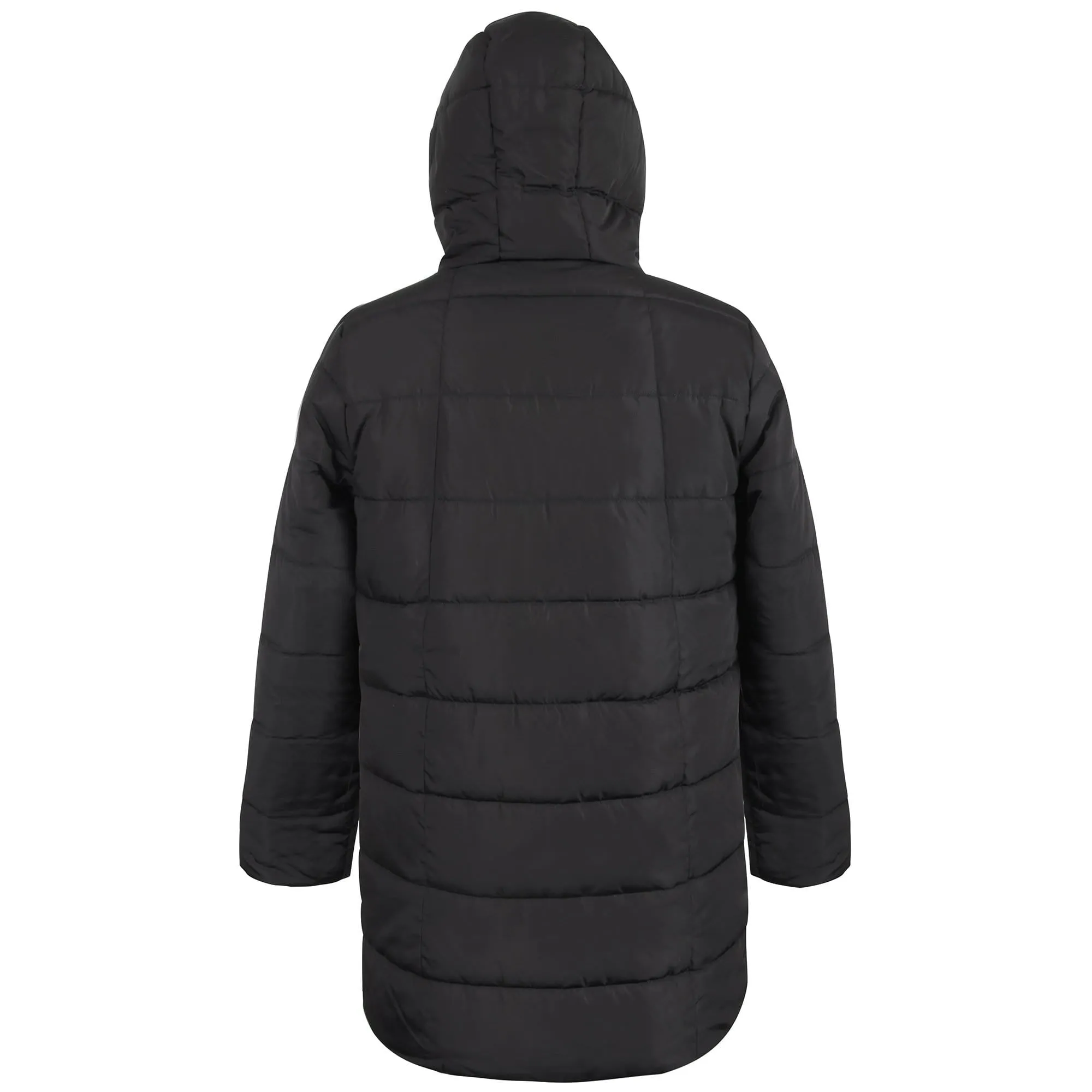 Men's Hooded Puffer Winter Coat - Dark Colors