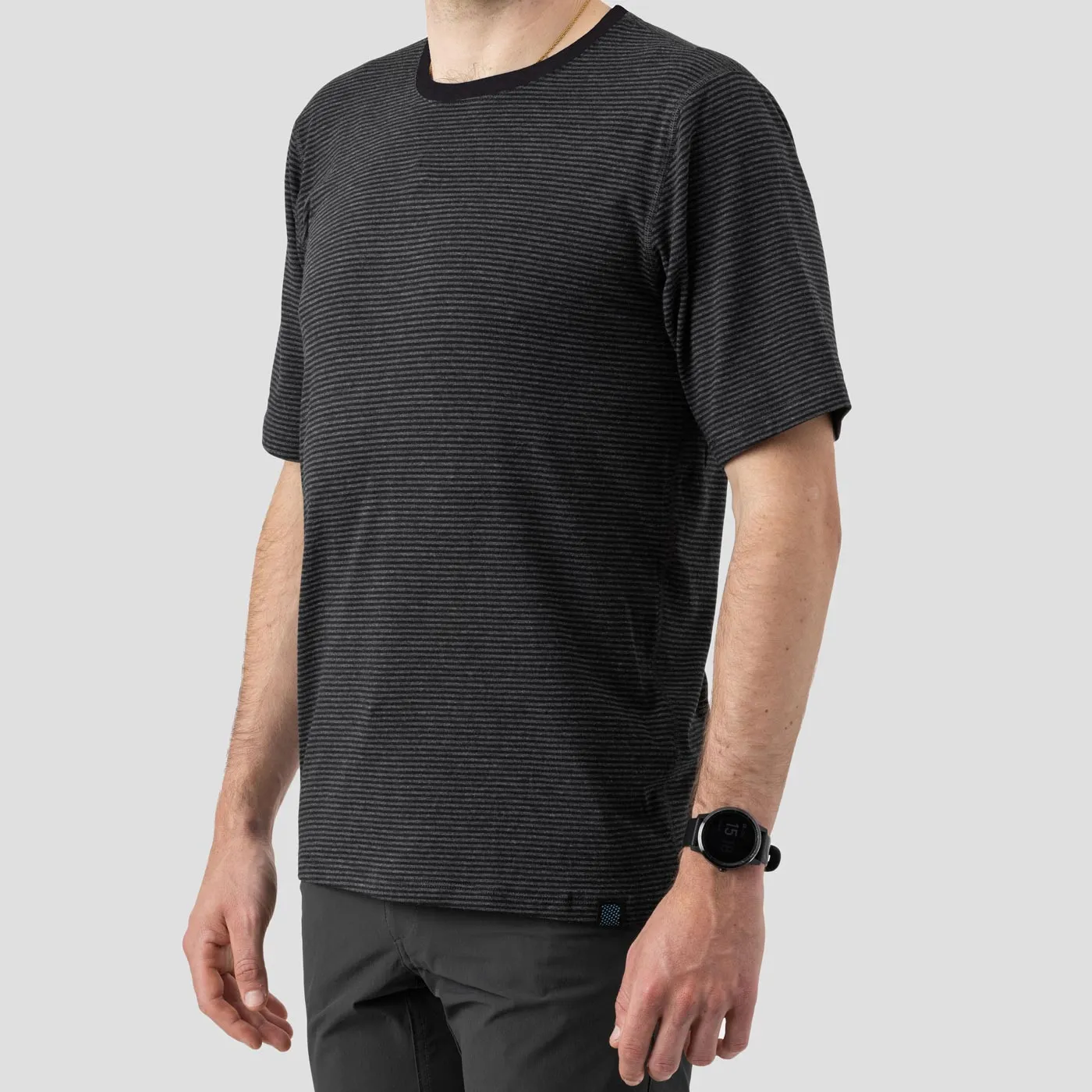 Men's Organic Riding Shirt  - Charcoal