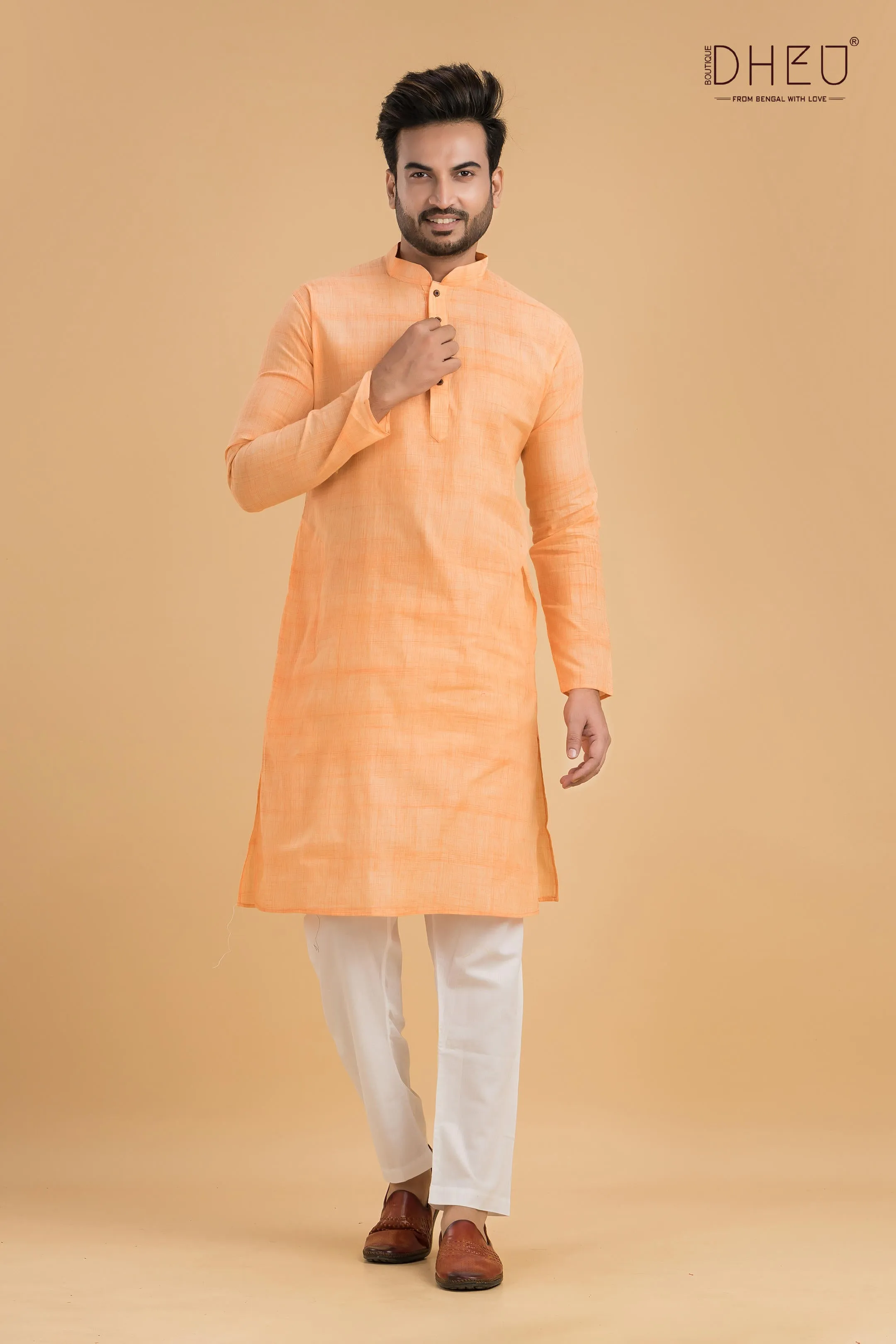 Pure Cotton Men's Kurta