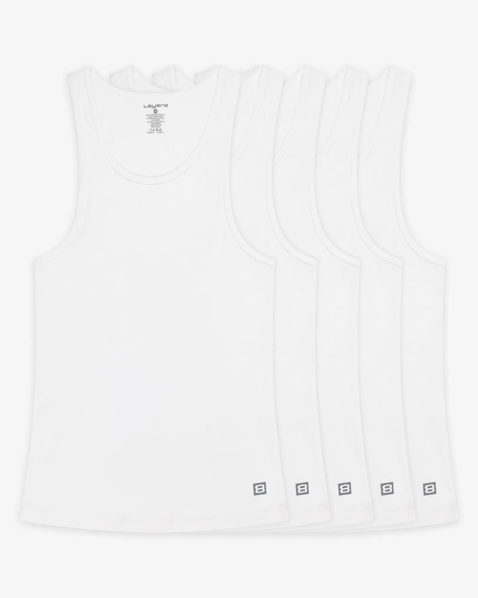 Ribbed Tank (5-Pack Multi)