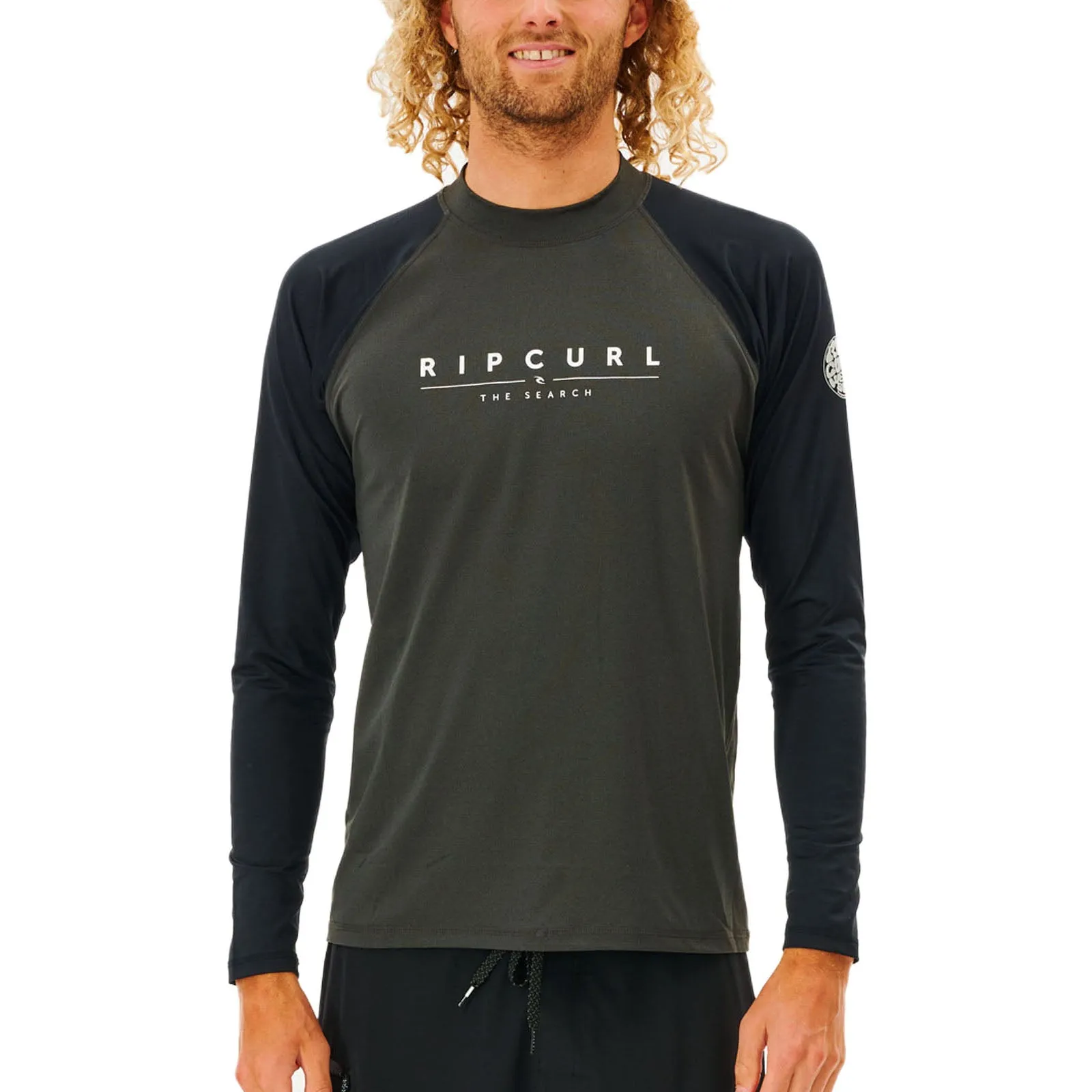 Rip Curl Mens Shockwaves Long Sleeve Rash Vest