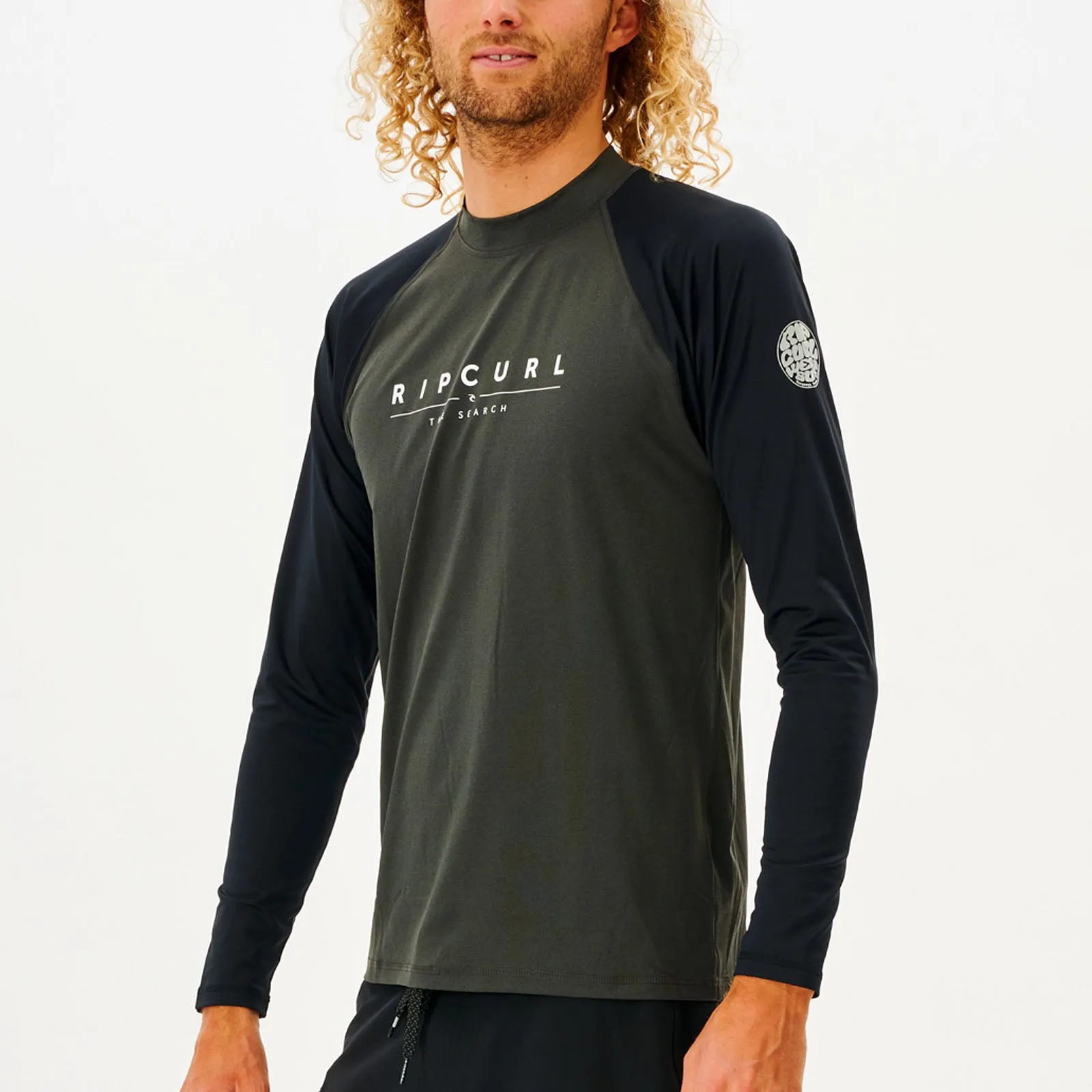 Rip Curl Mens Shockwaves Long Sleeve Rash Vest