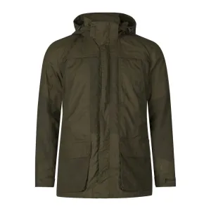 Seeland Key-Point Elements Mens SEETEX Waterproof Jacket - Pine Green/Dark Brown