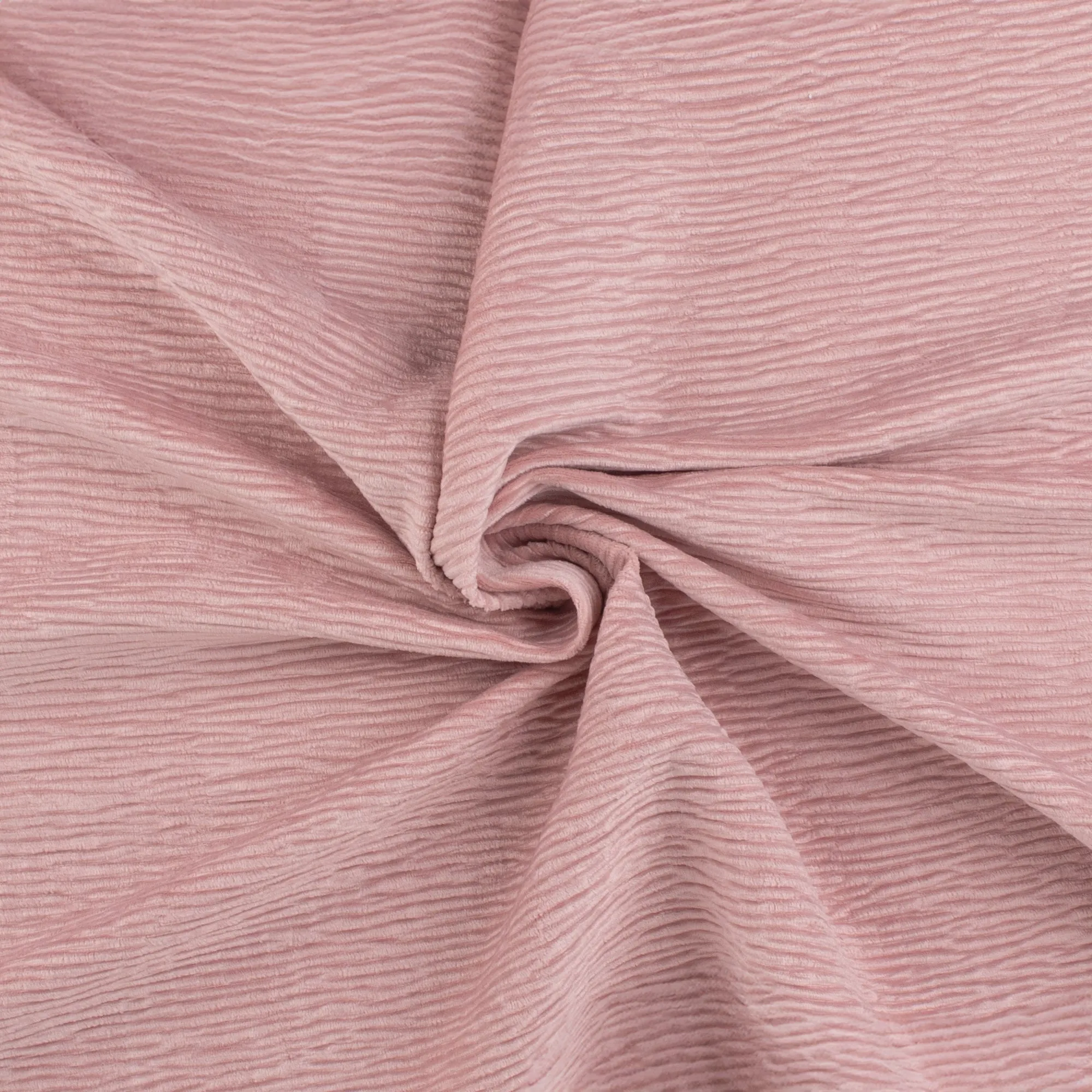 Solid Crinkled Velvet - LOUNGING - 002 - Soft Rose