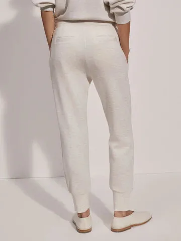 The Slim Cuff Pant 25" in Ivory Marl