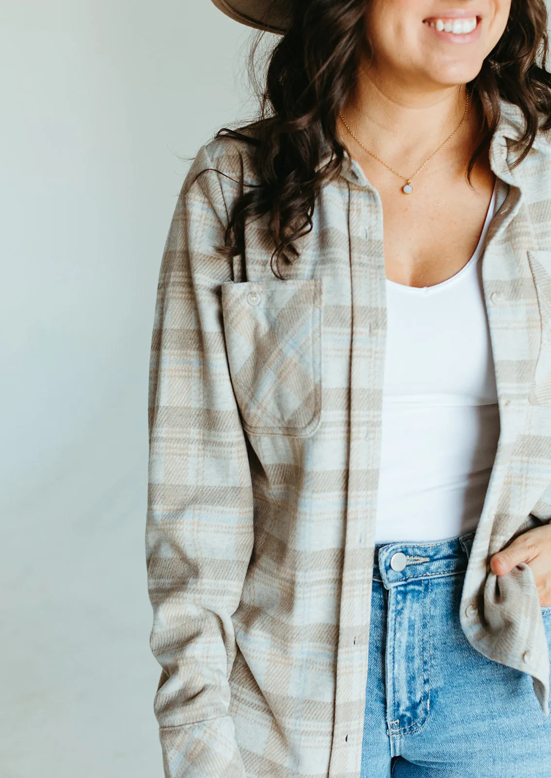 Titus Plaid Top