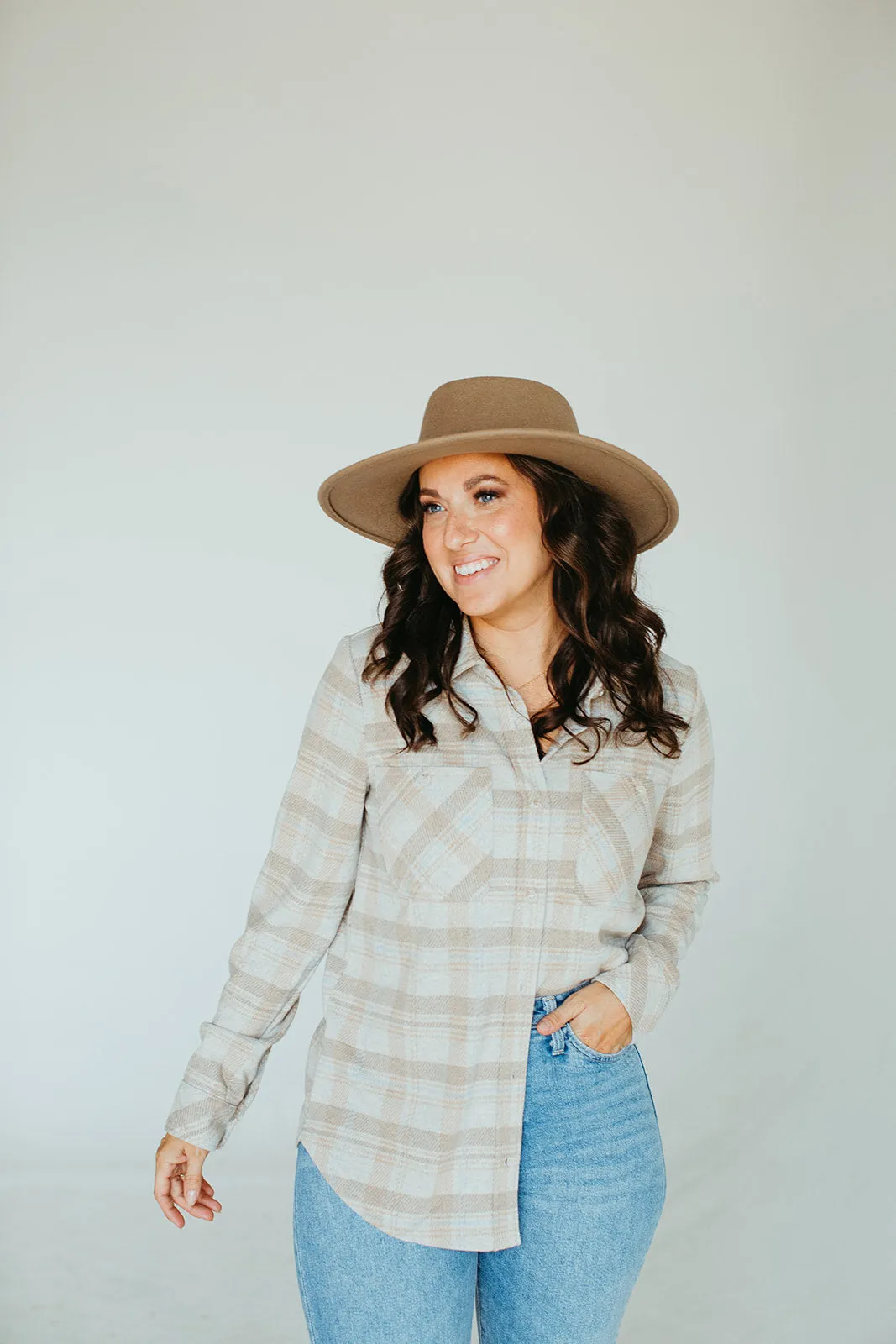 Titus Plaid Top