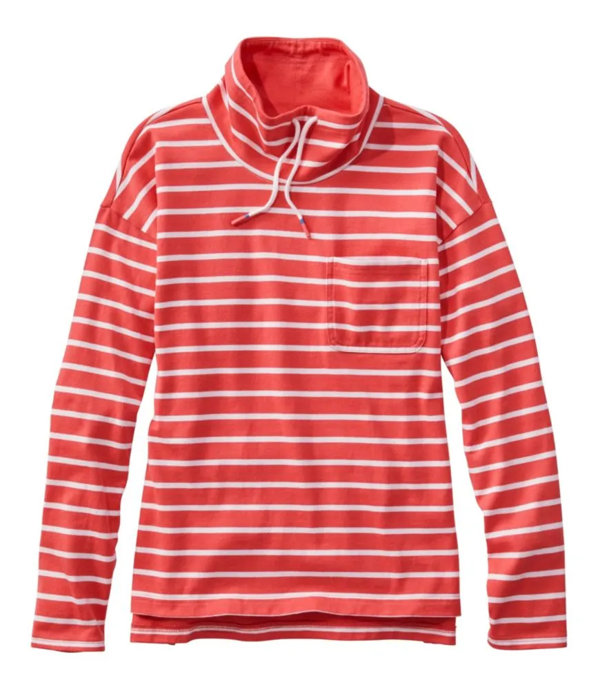 Women's Heritage Mariner Top, Funnelneck Stripe