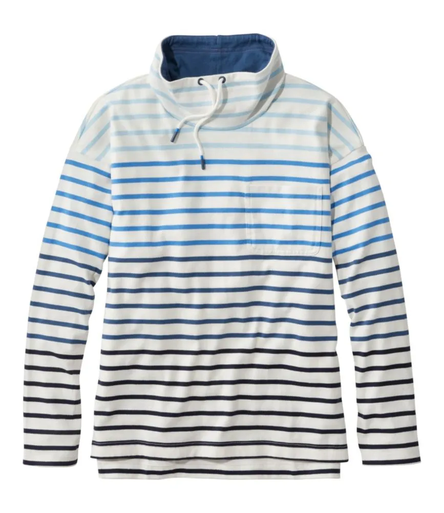 Women's Heritage Mariner Top, Funnelneck Stripe