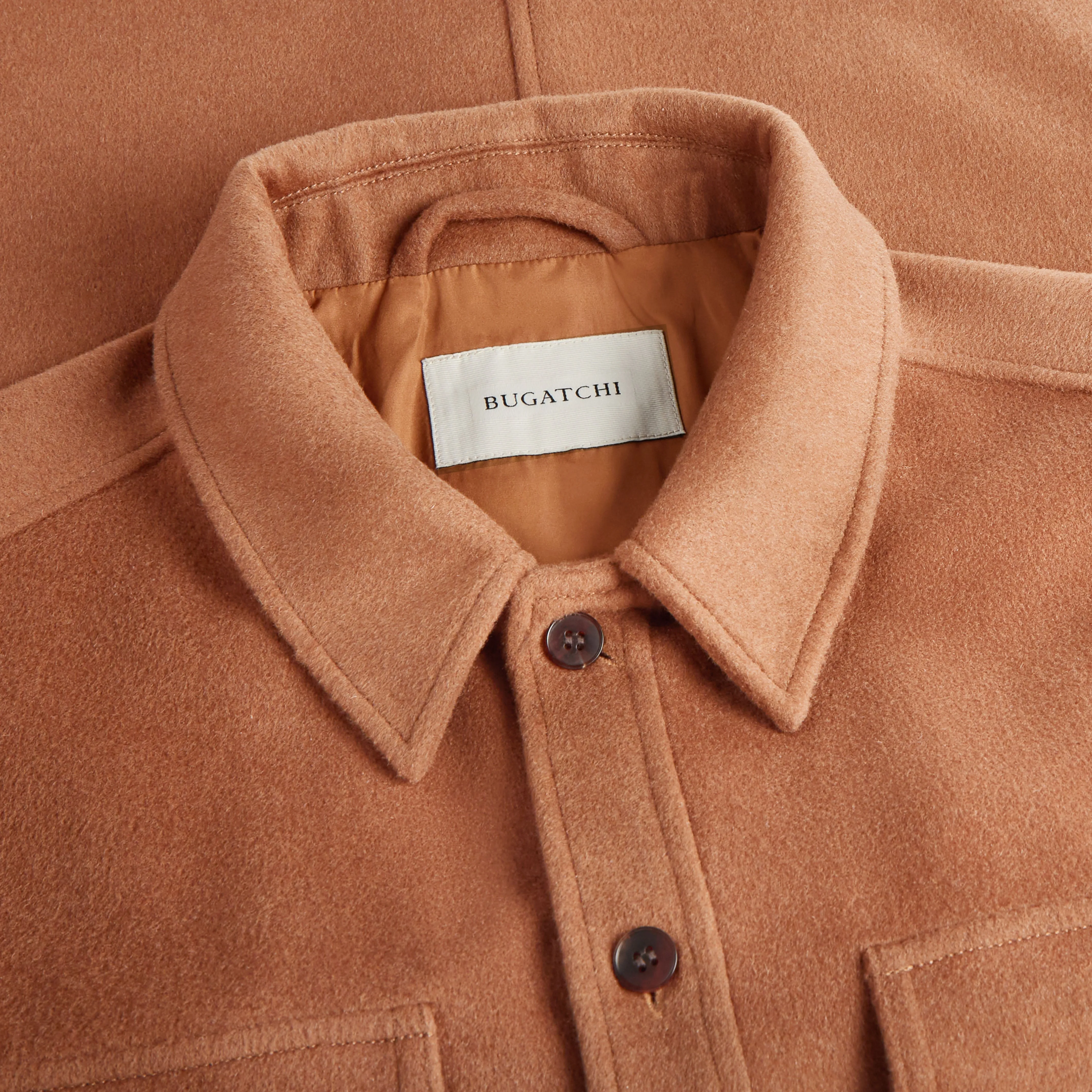 Wool Cashmere Shirt Jacket