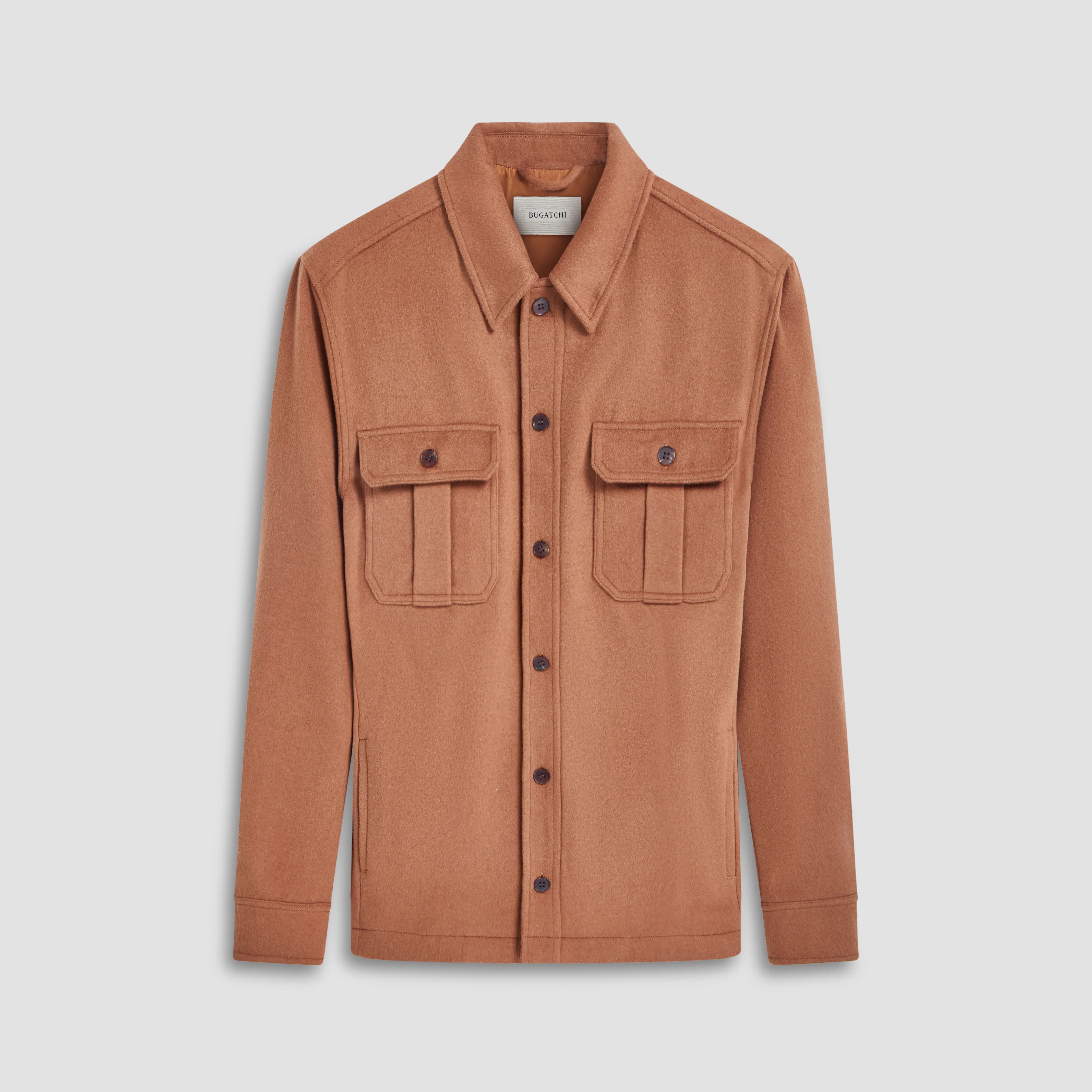 Wool Cashmere Shirt Jacket